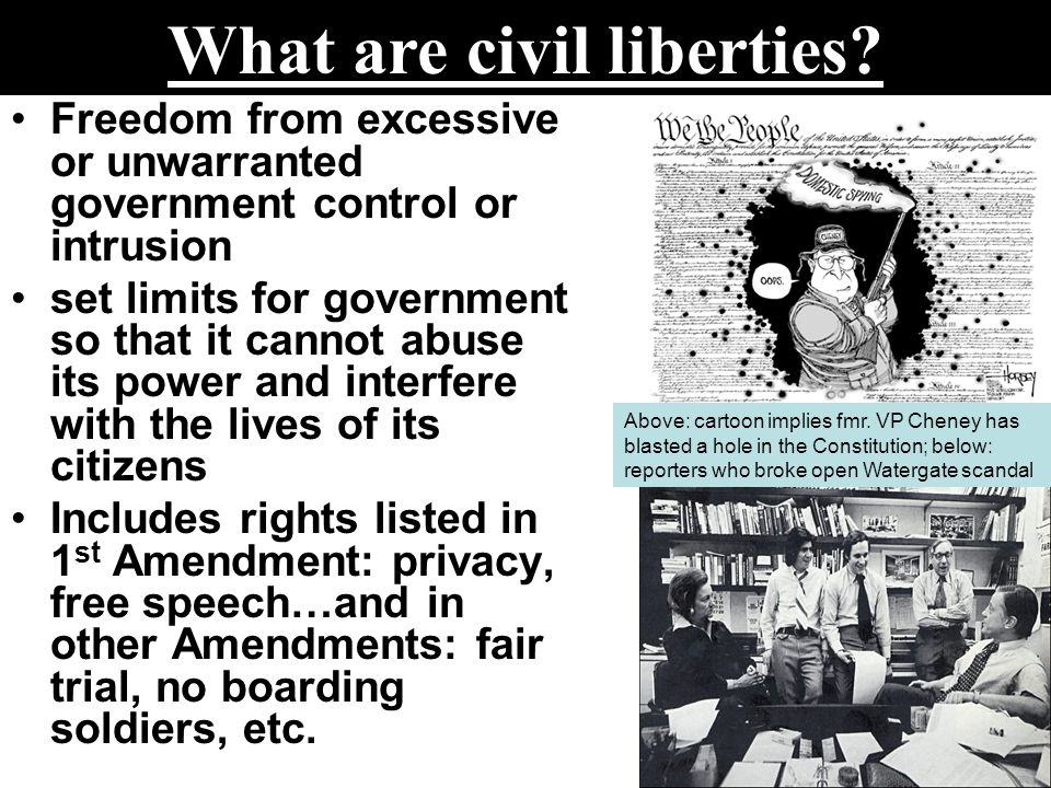 What are civil liberties.