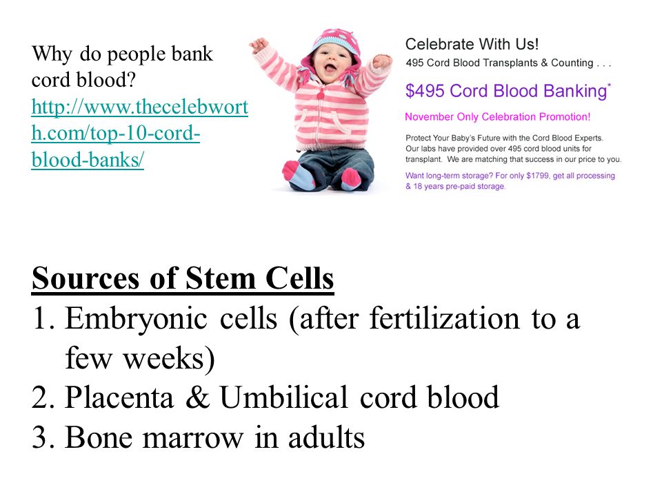 Why do people bank cord blood.