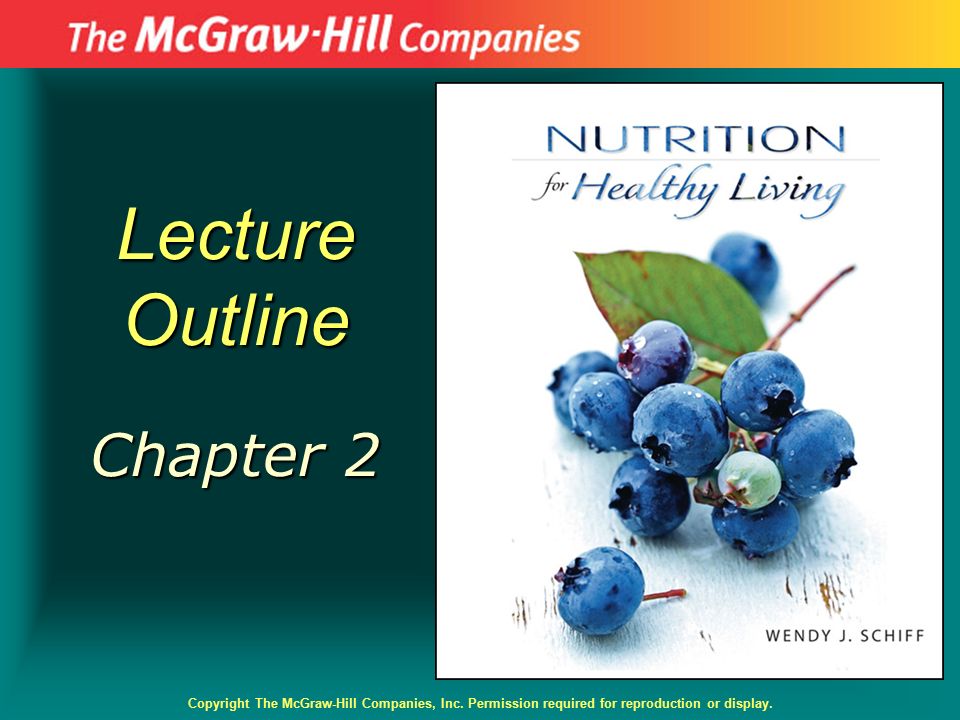 Lecture Outline Chapter 2 Copyright The McGraw Hill