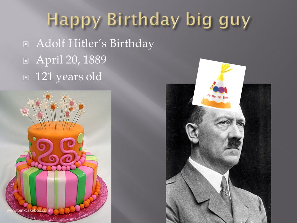 AXIS AXIS ADVANCES.  Adolf Hitler's Birthday  April 20, 1889  121 years  old. - ppt download