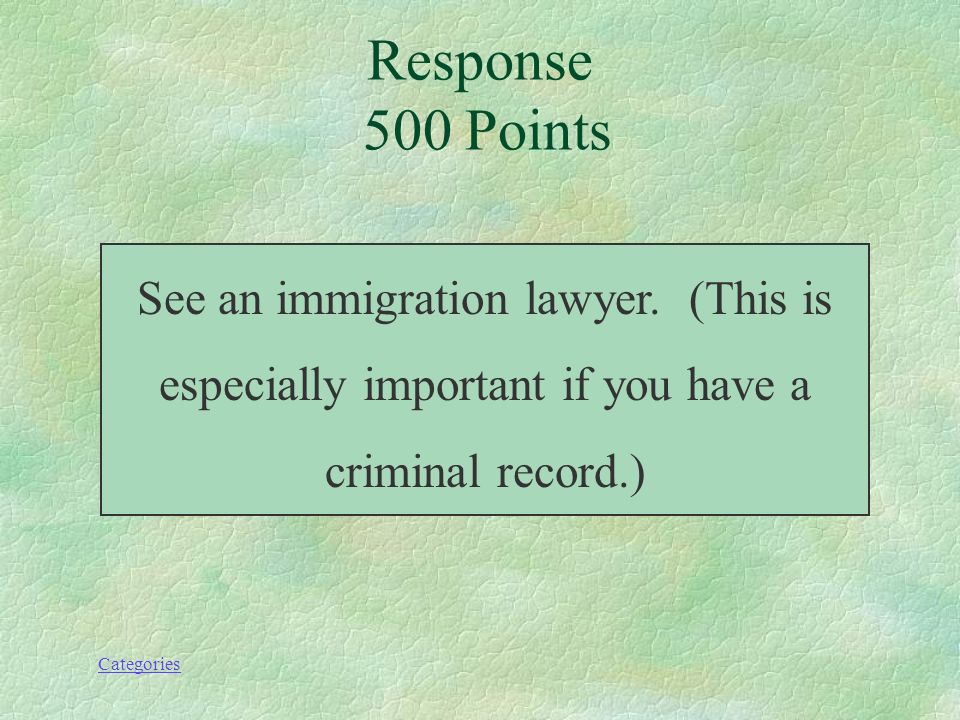 Categories When a legal permanent resident (LPR) is ready to become a citizen, what is the FIRST thing they should do.