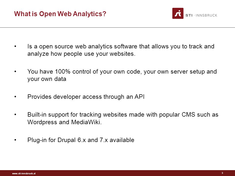 What is Open Web Analytics.