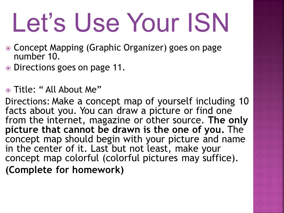  Concept Mapping (Graphic Organizer) goes on page number 10.
