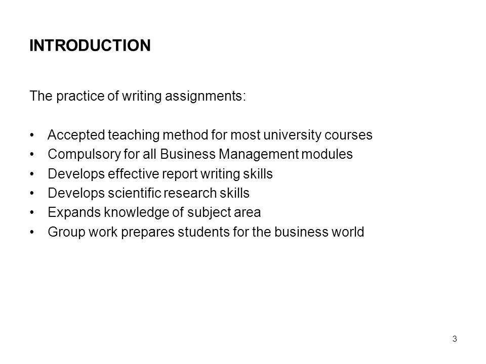 report introduction example business