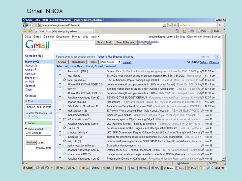 Gmail INBOX