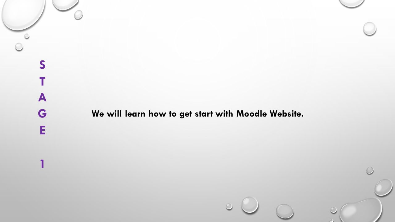 We will learn how to get start with Moodle Website.
