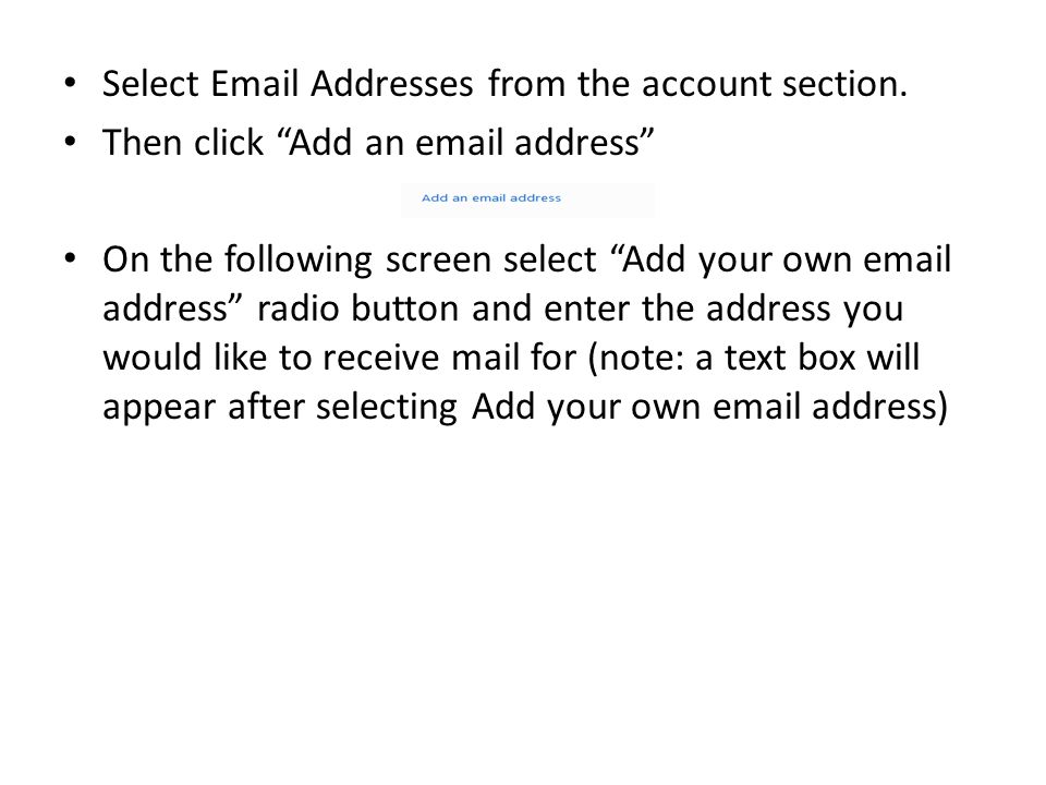 Select  Addresses from the account section.