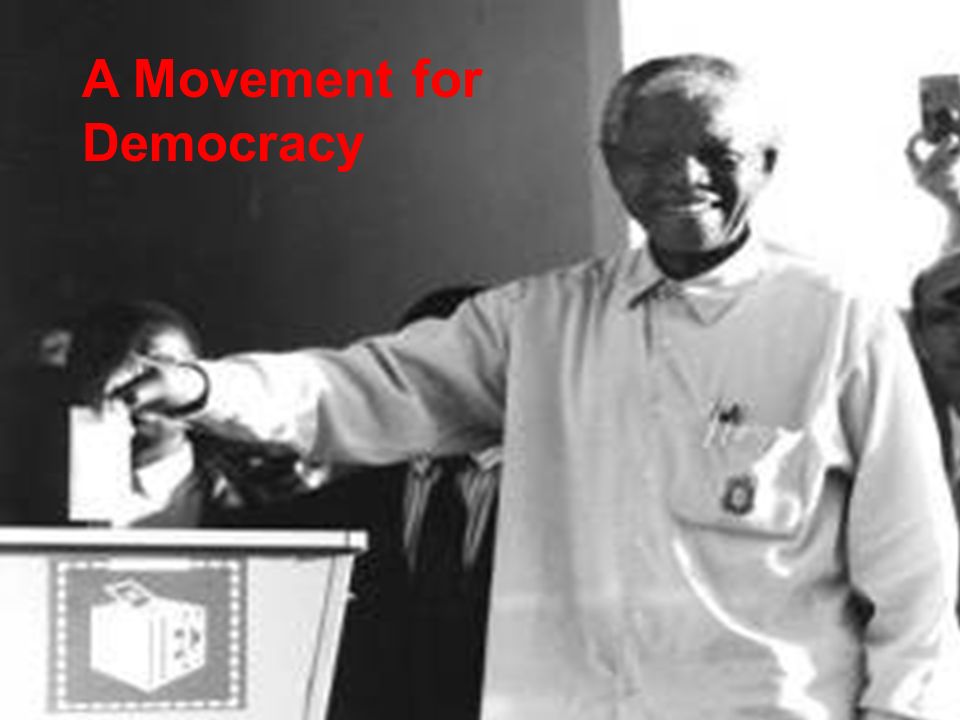 A Movement for Democracy