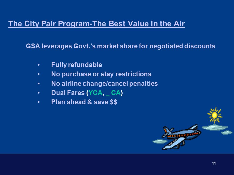 GSA Federal Supply Service AIRLINE CITY PAIR PROGRAM FY2006 SUMMARY