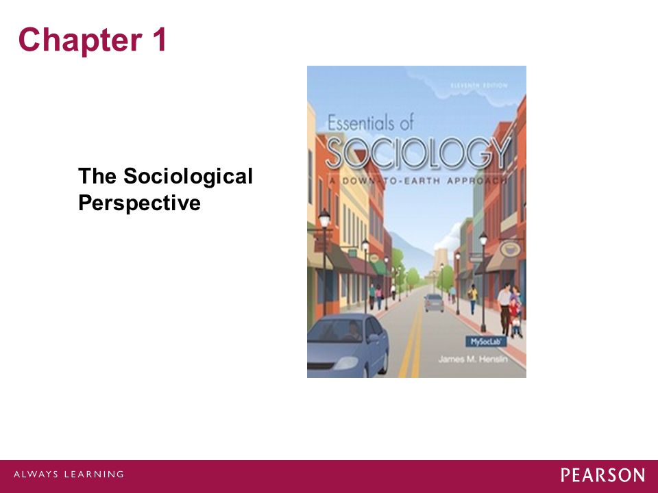 Chapter 1 The Sociological Perspective