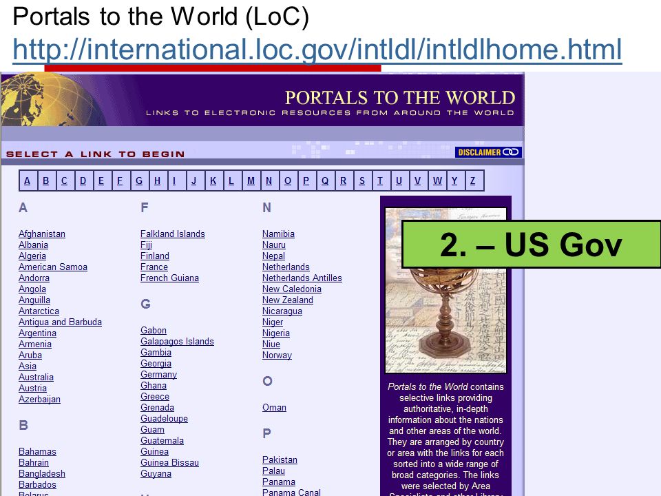 Portals to the World (LoC)