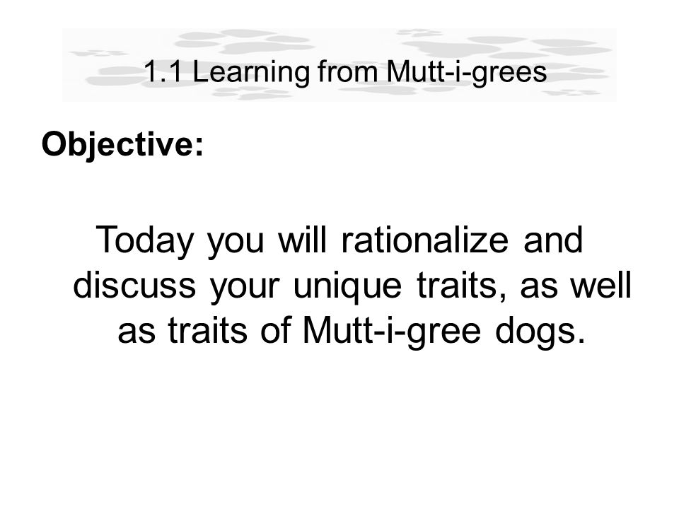 Mutt-i-grees