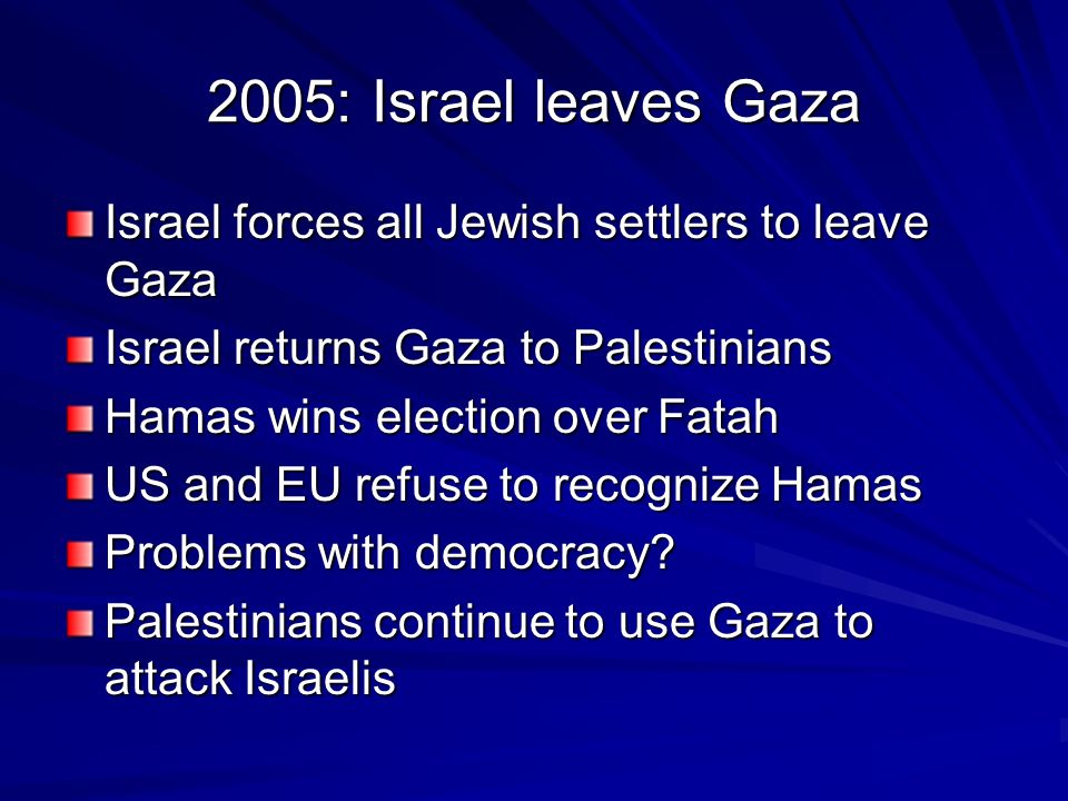 Image result for the last jewish settles leave the gaza strip in 2005