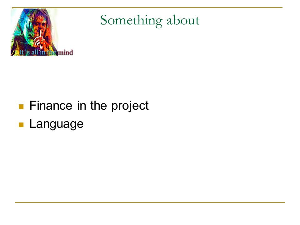 Something about Finance in the project Language