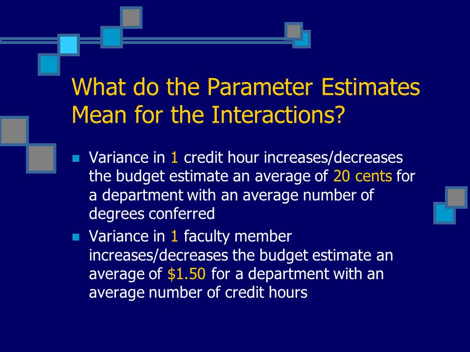 What do the Parameter Estimates Mean for the Interactions.