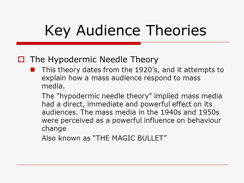 needle theory
