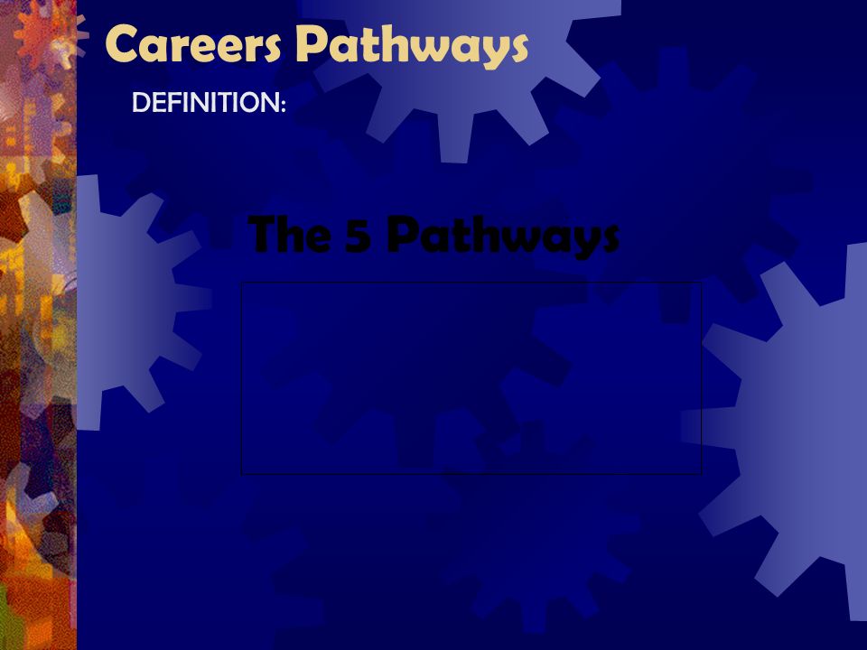 Careers Pathways DEFINITION: The 5 Pathways