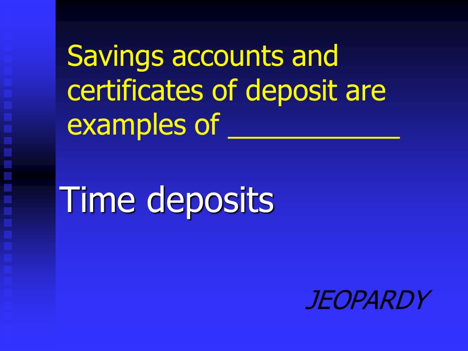 JEOPARDY Direct deposit An electronic banking service which enables you to have your paycheck funds automatically sent to your bank account is known as ___________.