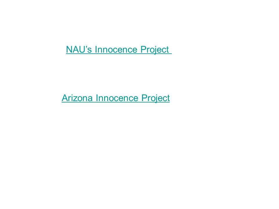 NAU’s Innocence Project Arizona Innocence Project