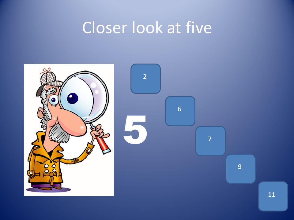Closer look at five