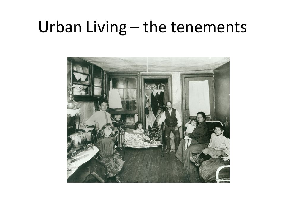 Urban Living – the tenements