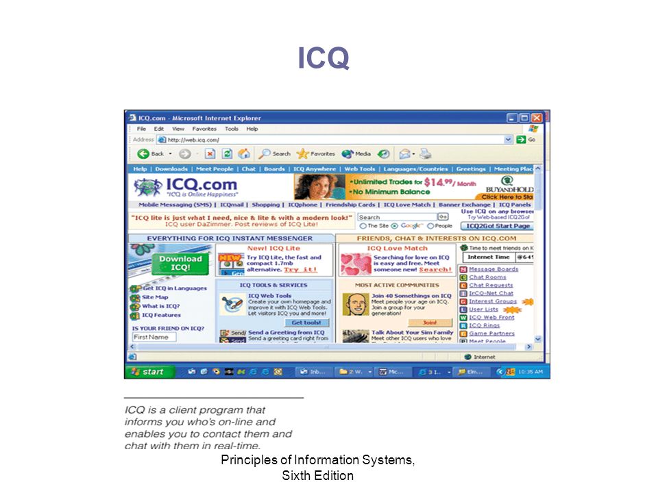 Principles of Information Systems, Sixth Edition ICQ