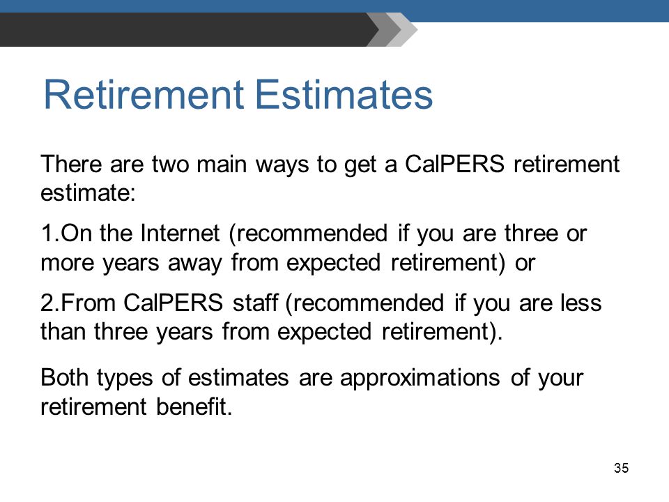 Calpers Retirement Chart