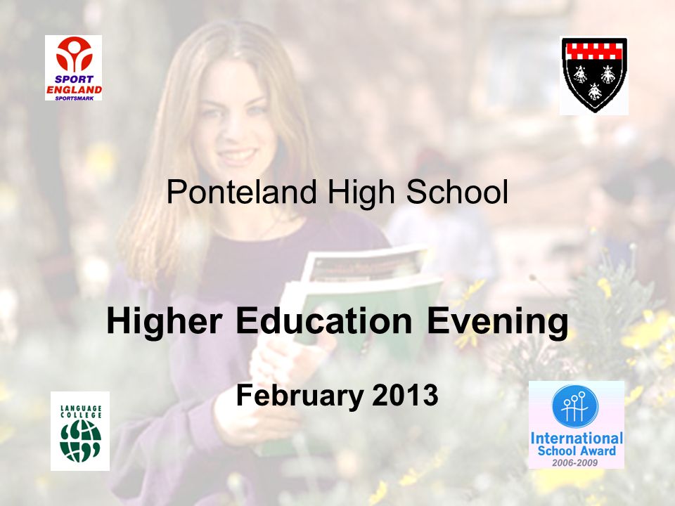 Ponteland High School Higher Education Evening February 2013