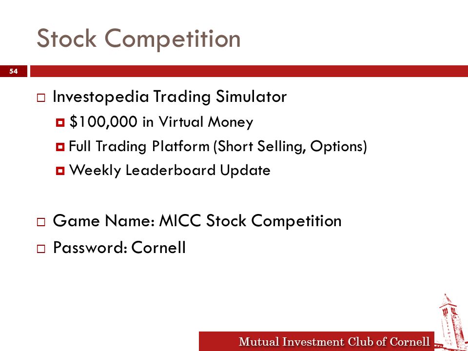 mutual investment club of cornell
