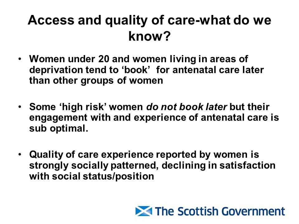 Access and quality of care-what do we know.