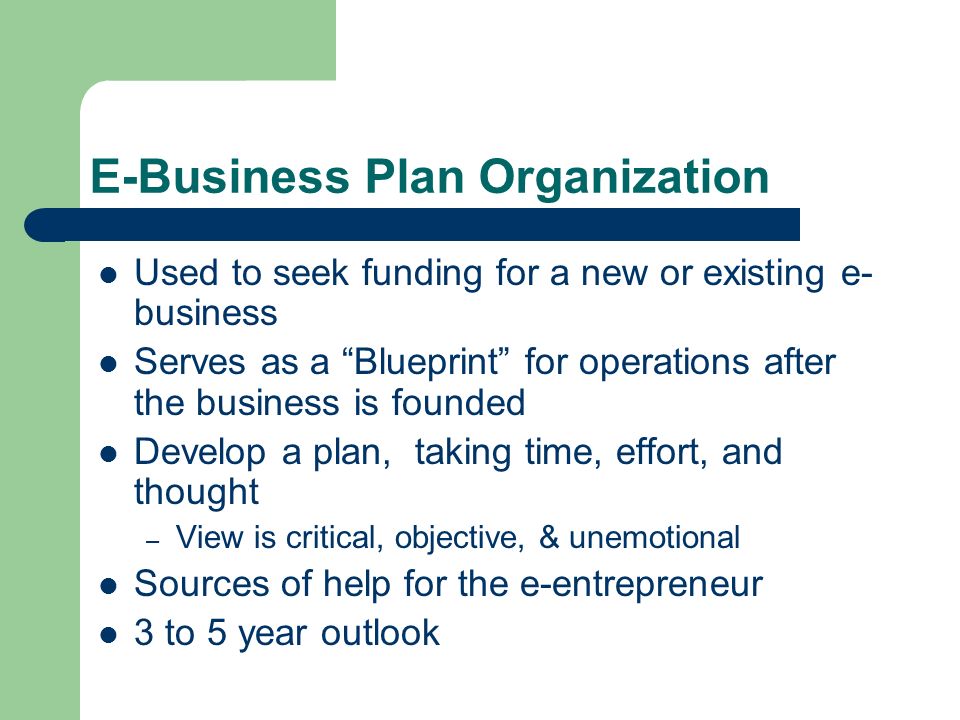 business plan for funding