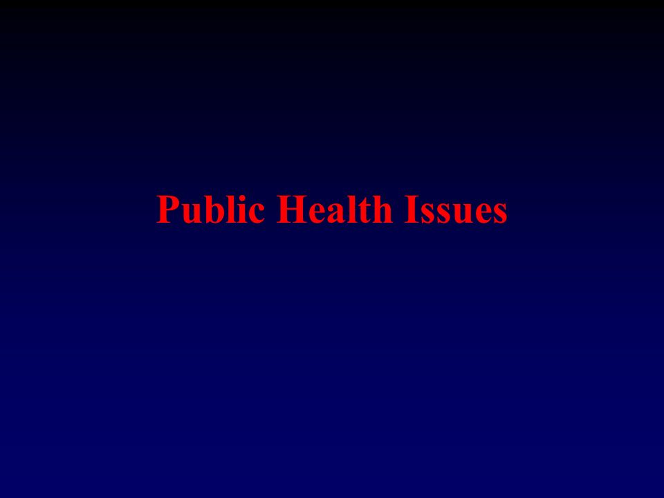 Public Health Issues
