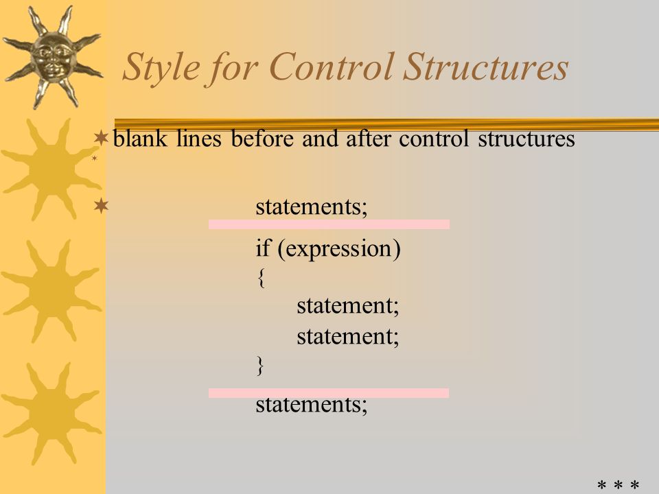 Style for Variable Definitions  group definitions at the beginning *