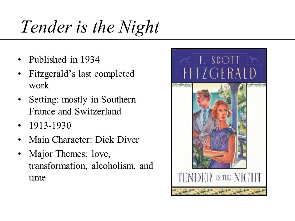 tender is the night essay