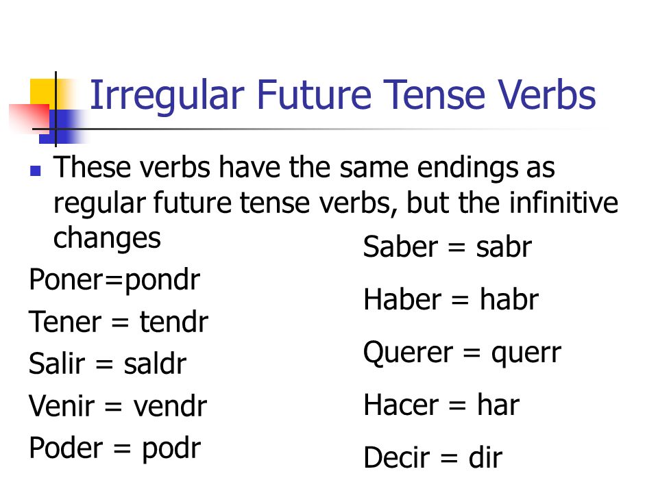 Future Tense. The future tense expresses what will happen. The word “will”  is added to the infinitive by adding the future tense endings You already  know. - ppt download