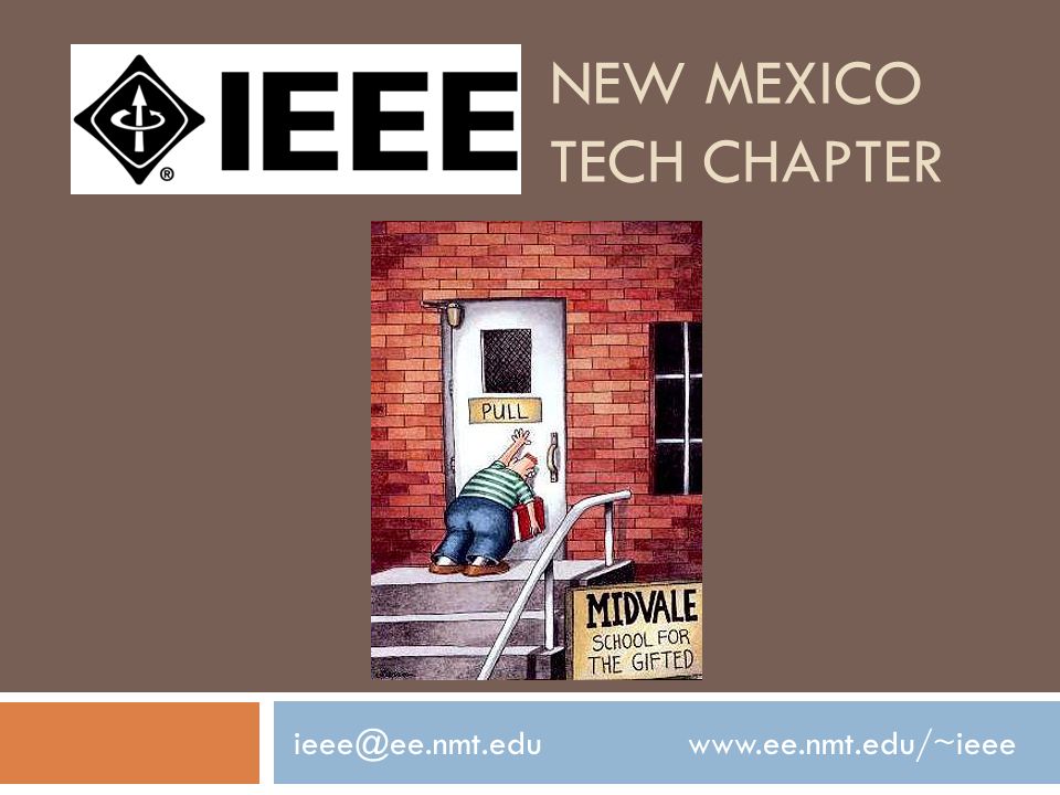 NEW MEXICO TECH CHAPTER