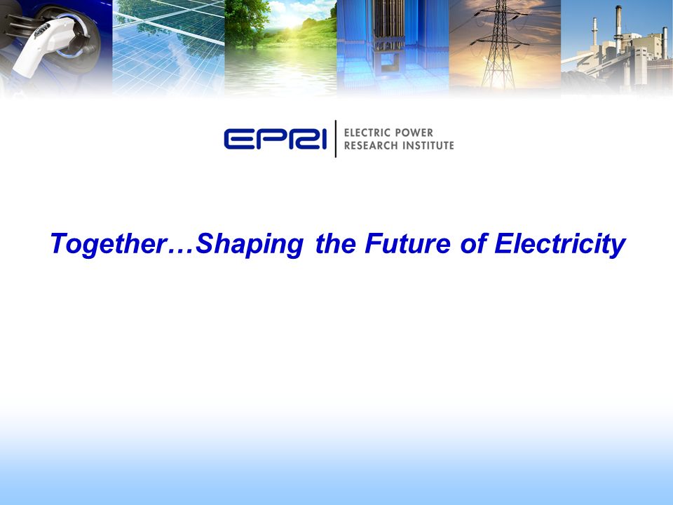 Together…Shaping the Future of Electricity