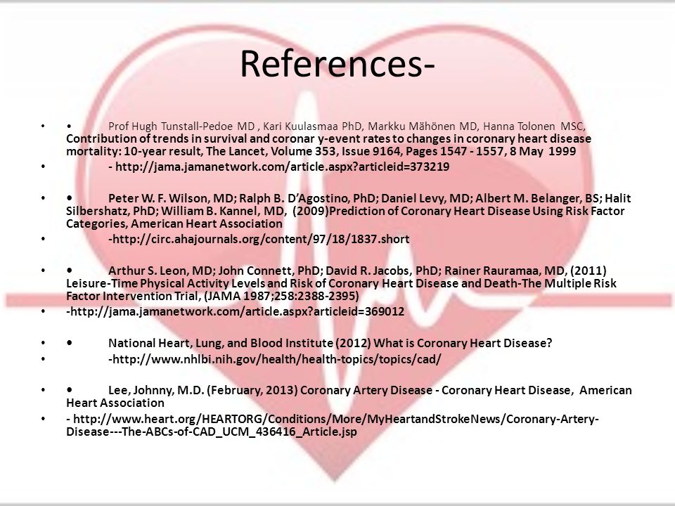 Prediction of Coronary Heart Disease Using Risk Factor Categories