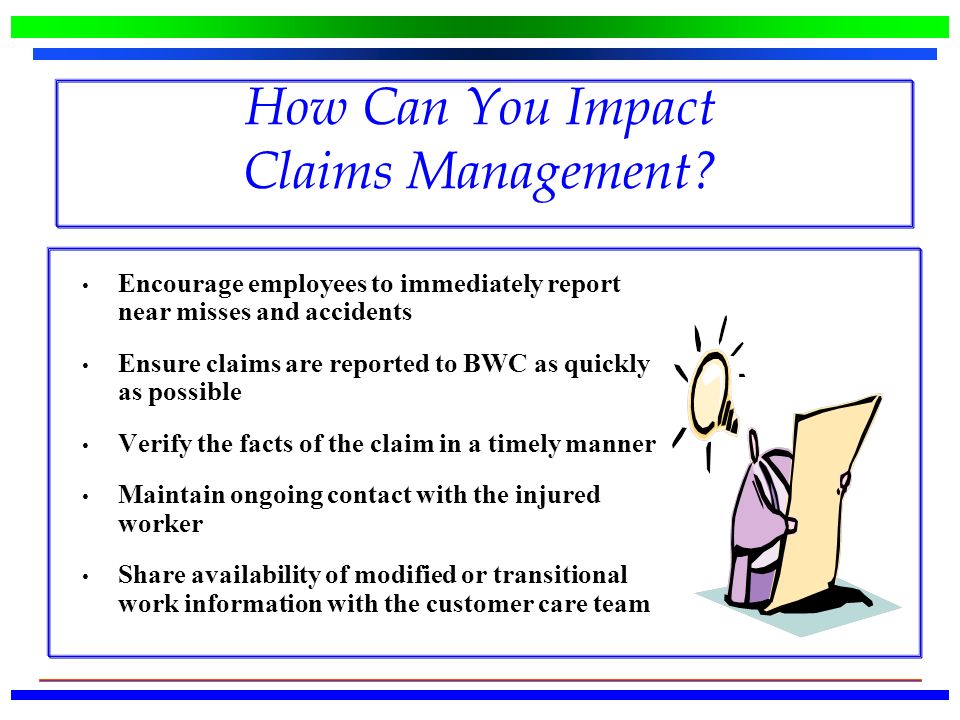 How Can You Impact Claims Management.