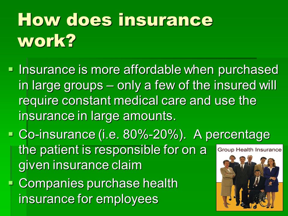 How does insurance work.