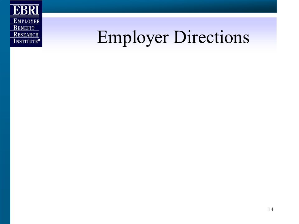 14 Employer Directions