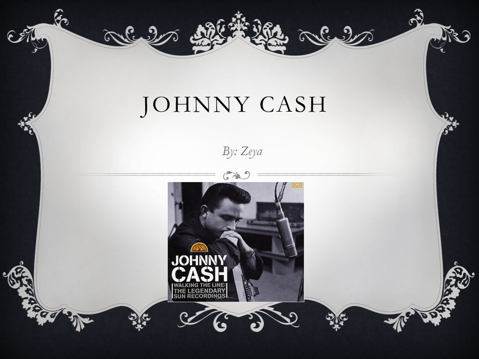 JOHNNY CASH By: Zeya