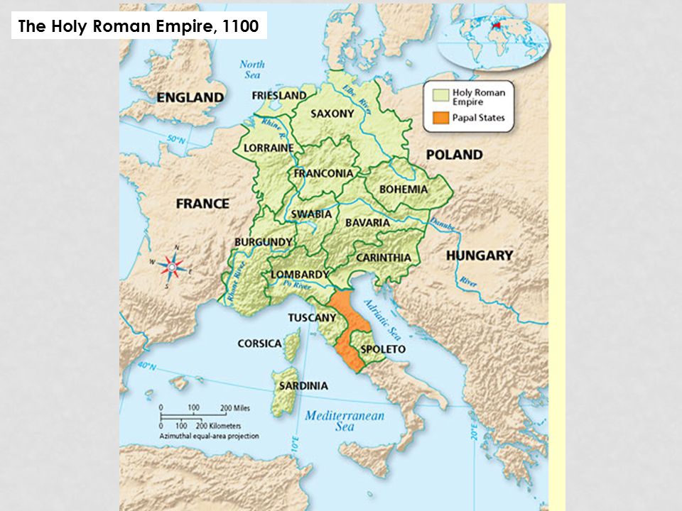 The Holy Roman Empire, 1100