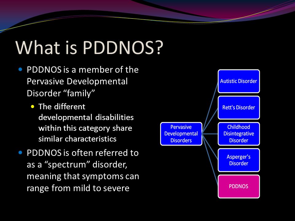 pervasive developmental disorder spectrum