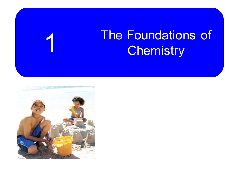 1 The Foundations of Chemistry