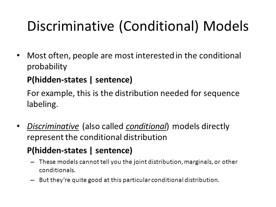 Conditional Random Fields. Sequence Labeling: The Problem Given a sequence  (in NLP, words), assign appropriate labels to each word. For example, POS  tagging: - ppt download