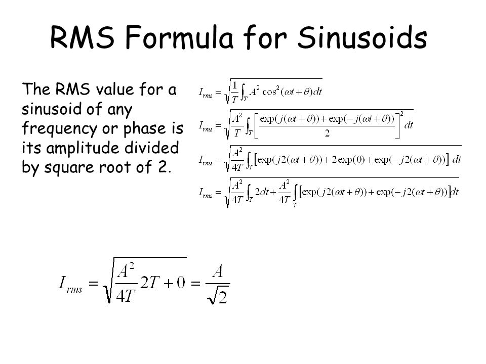 circuits ii ee221 unit 3 instructor kevin d donohue instantaneous rms formula