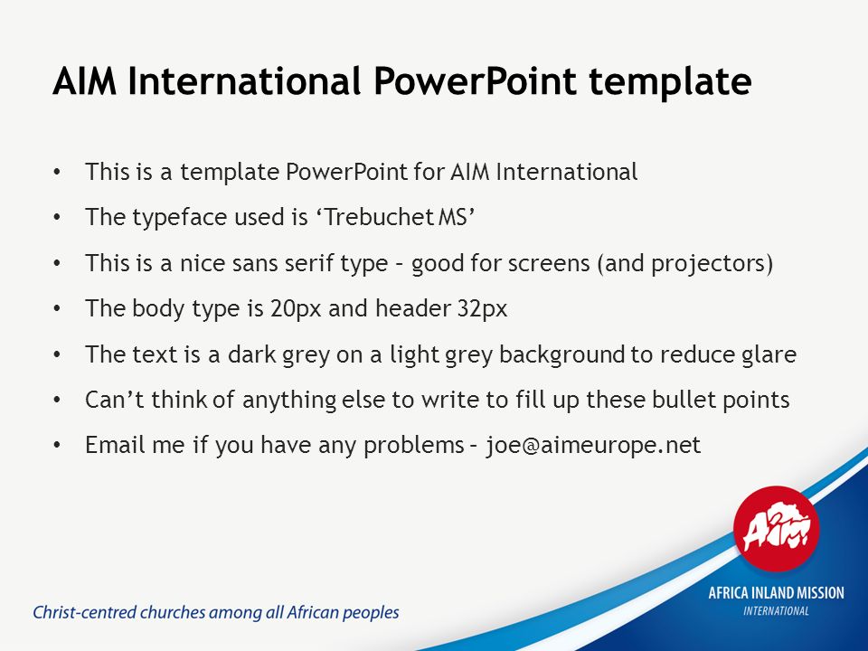 AIM International PowerPoint Template This Is A Template PowerPoint