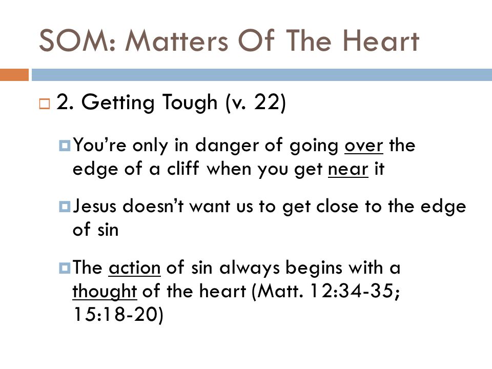 SOM: Matters Of The Heart  2. Getting Tough (v.