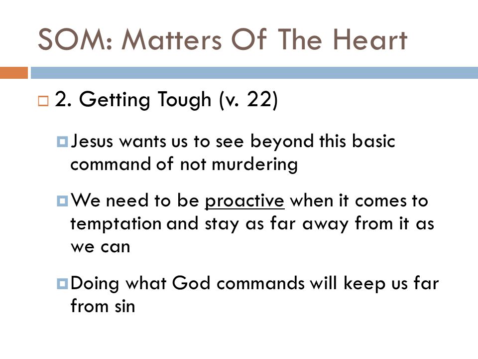 SOM: Matters Of The Heart  2. Getting Tough (v.